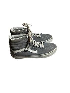 Vans High Top Sneakers in Gray and White